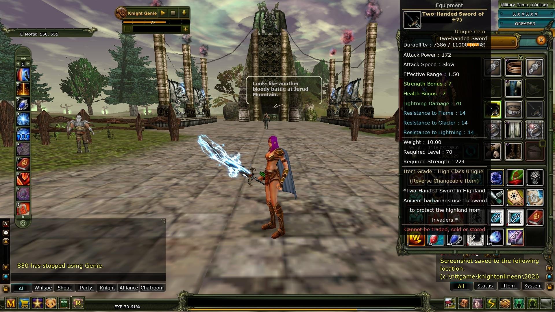 83 PRİEST 7 QUEST MS-SHİELD 399 ADET DARK MYHTRİL FRAGMENTLİ