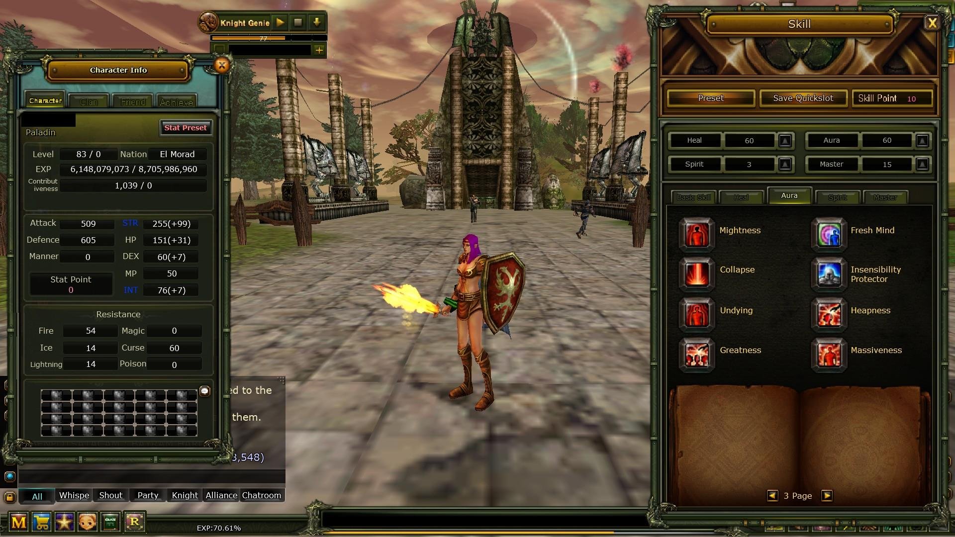 83 PRİEST 7 QUEST MS-SHİELD 399 ADET DARK MYHTRİL FRAGMENTLİ