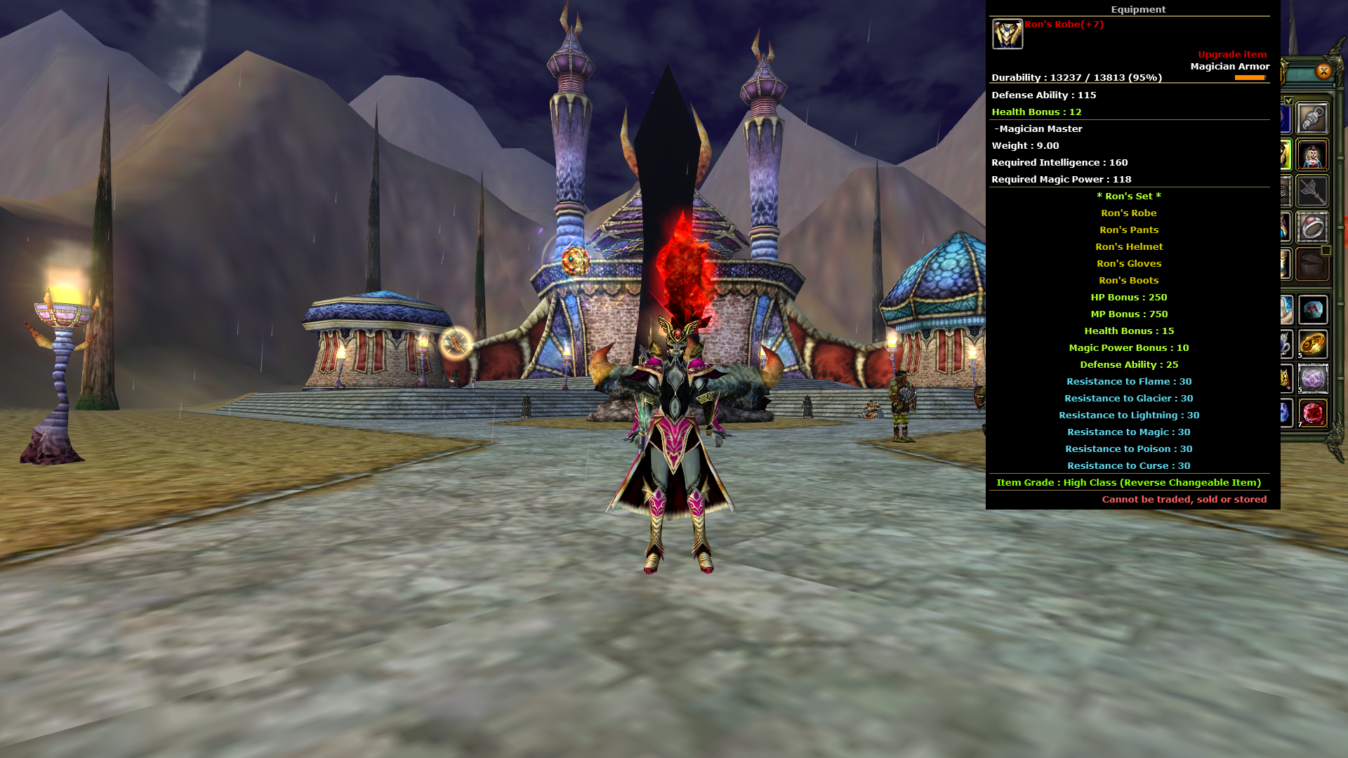 83 LEVEL TEMİZ MAGE ARAYANA (7 QUEST STAFF)_ 7 RONS (MP) ve (HP) SET