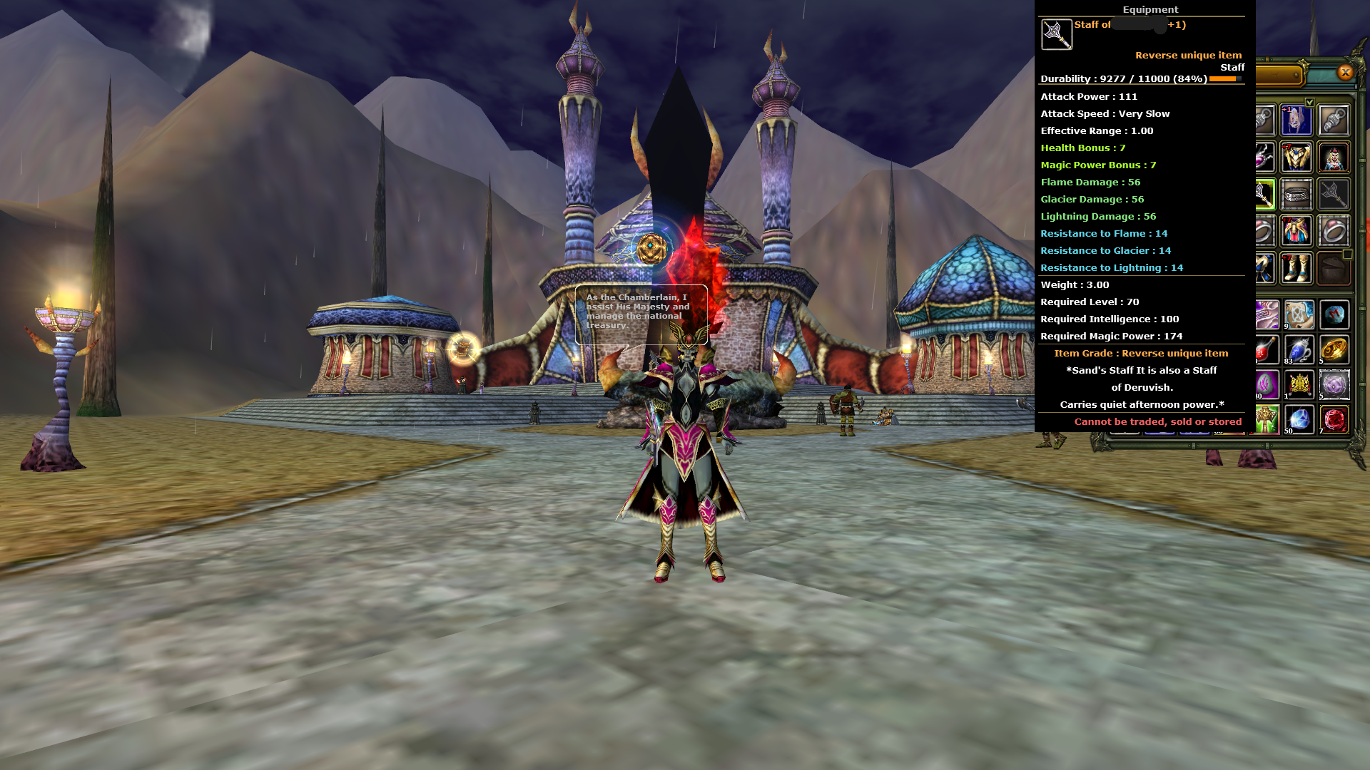 83 LEVEL TEMİZ MAGE ARAYANA (7 QUEST STAFF)_ 7 RONS (MP) ve (HP) SET