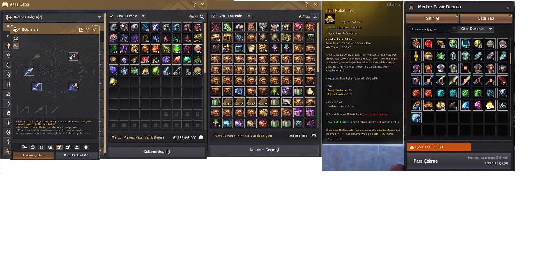 full p2w yaşam grind set dolu çar