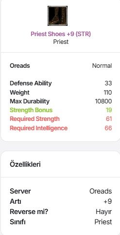 Priest shoes ( 9) STR