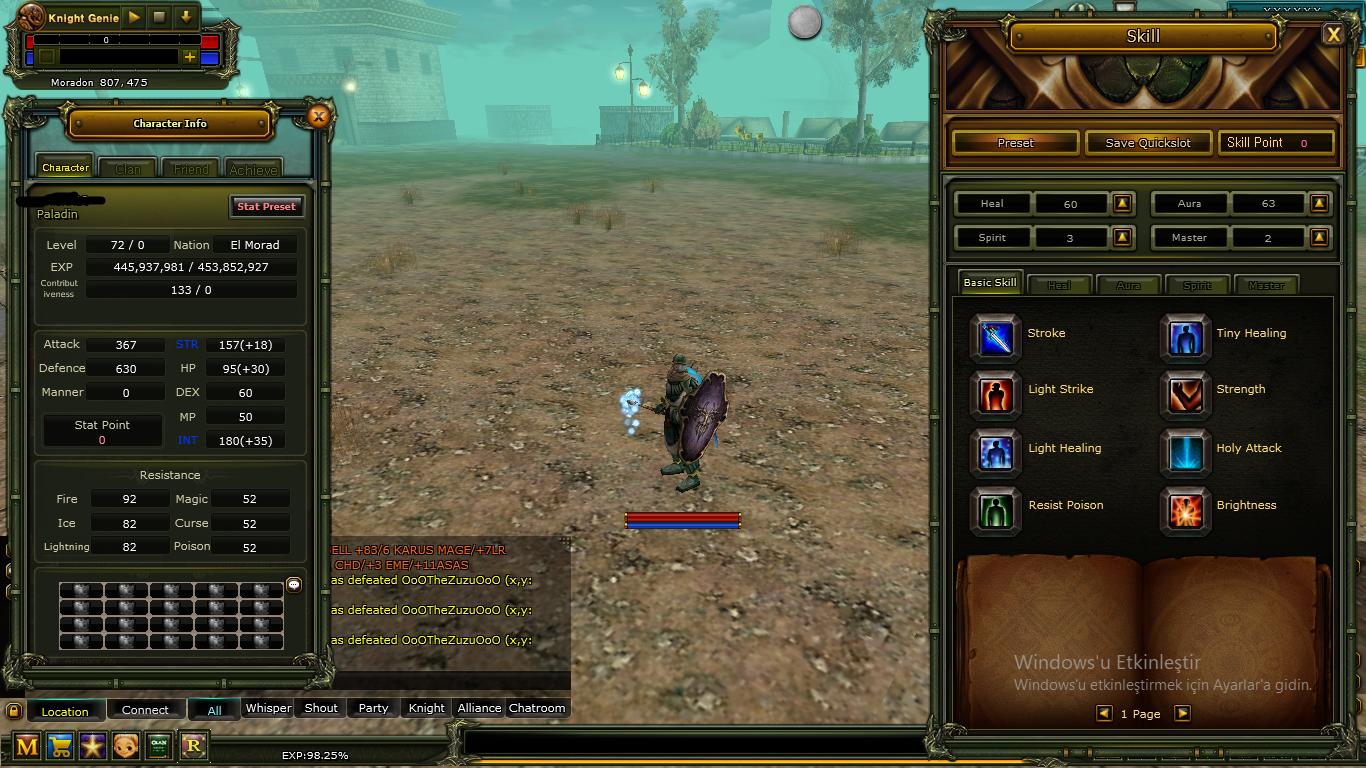 73 LEVEL HUMAN MAGE 73 OKCU VE 72 PRİEST 72 ROGUE