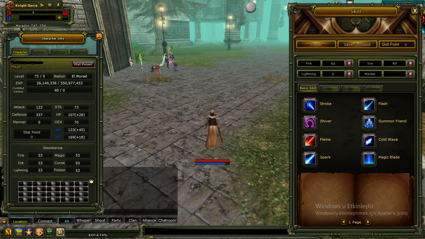 73 LEVEL HUMAN MAGE 73 OKCU VE 72 PRİEST 72 ROGUE