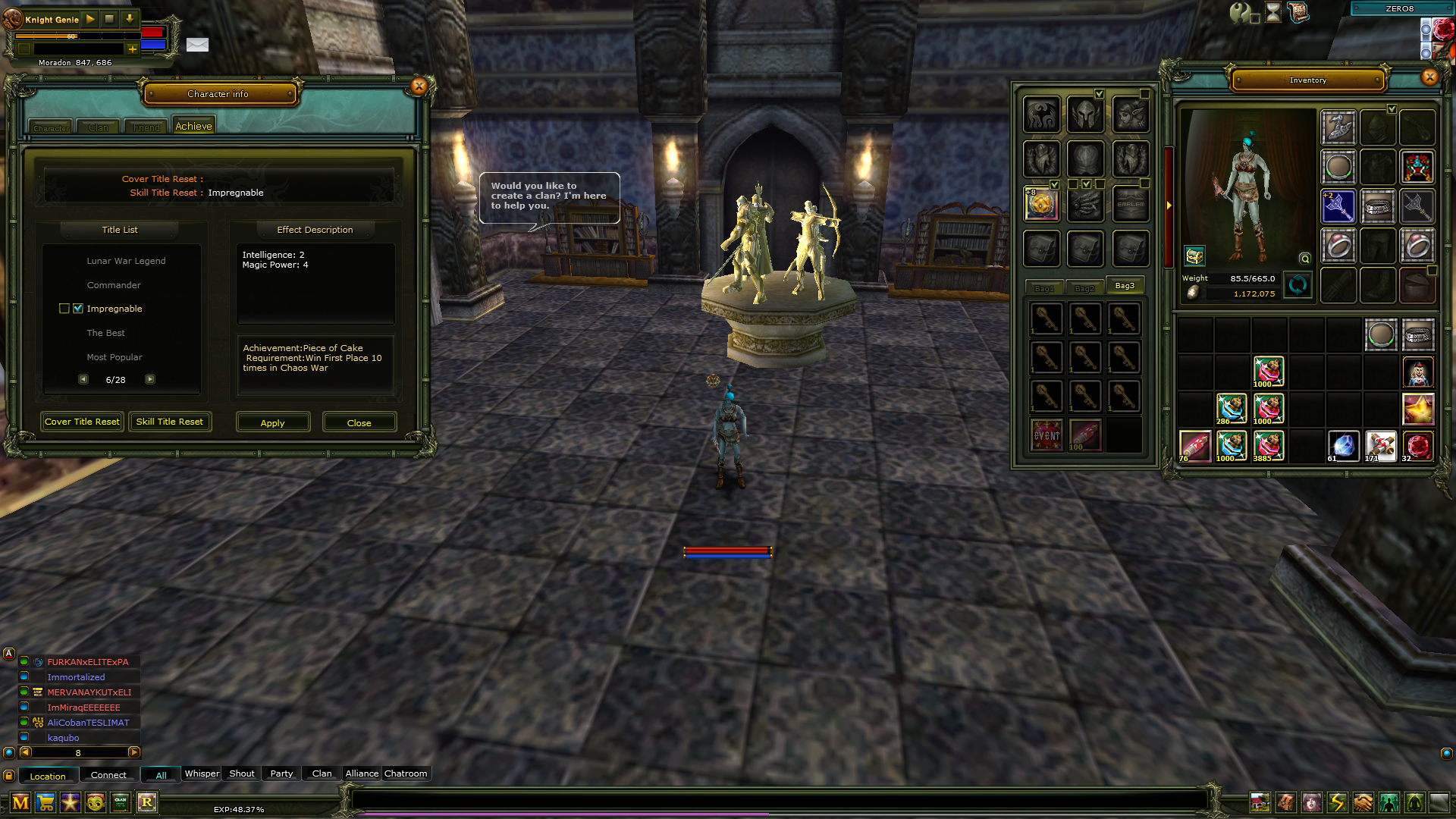 83/10 Mage 2 Rebirt Quest stafflı