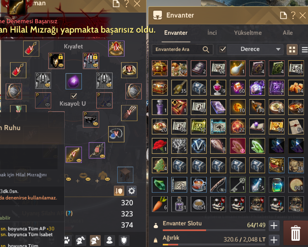 62 level 3 hükümranlı p2w çadır peri magnus musa