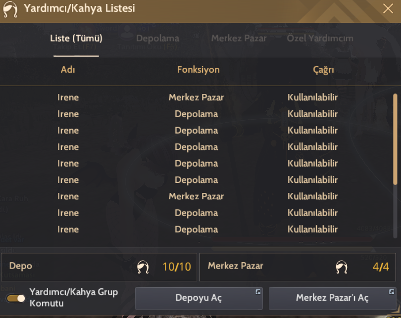 62 level 3 hükümranlı p2w çadır peri magnus musa