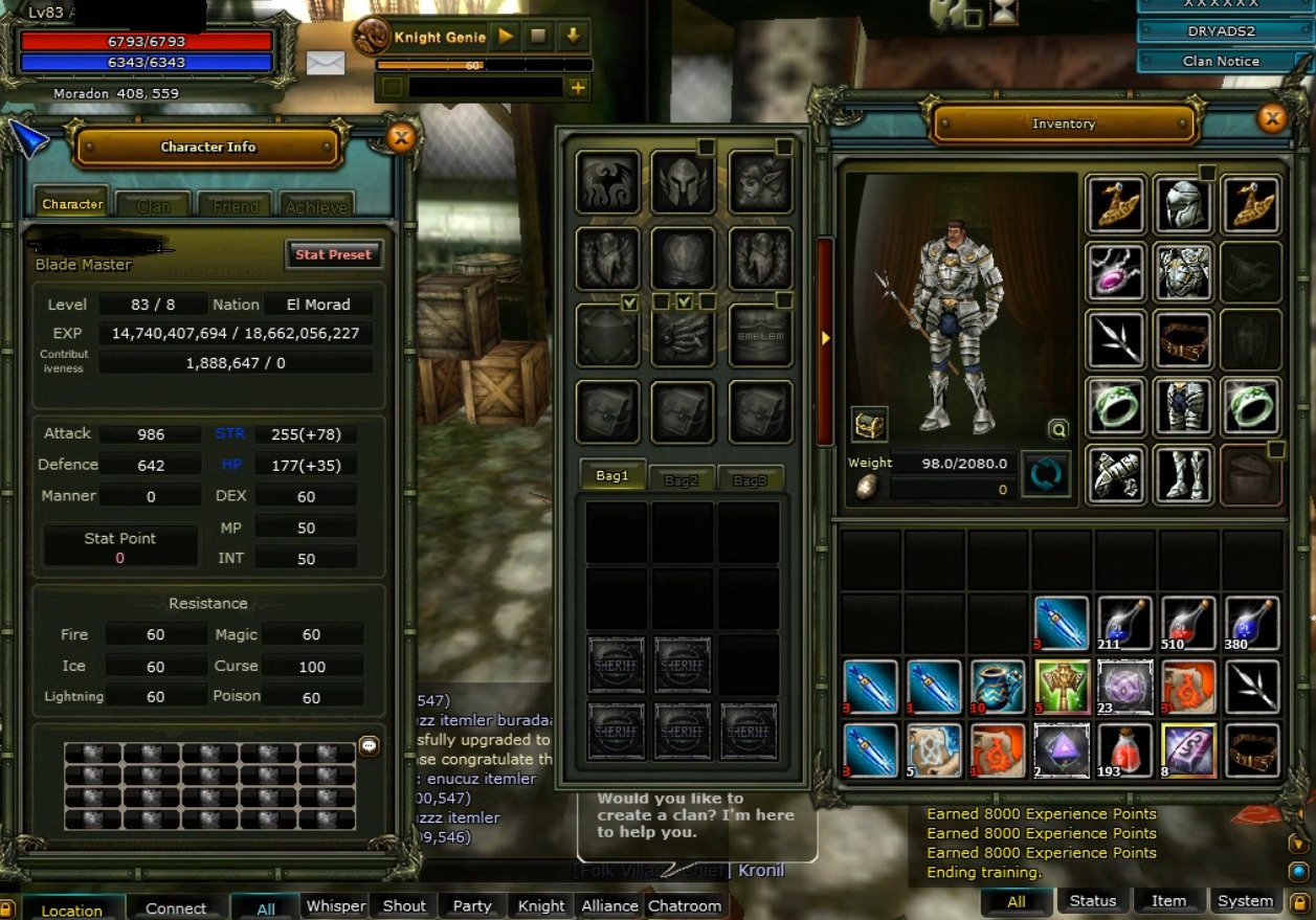 [DRYADS] 83/10 REB - 1.88M NP’Lİ FULL FULL WARRIOR (DOLU BANKA)