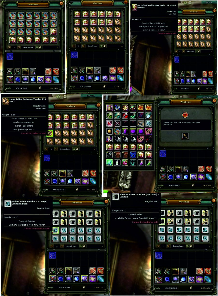 4 Karakter 1 yıllık limited puslar Koleksiyonluk hesap