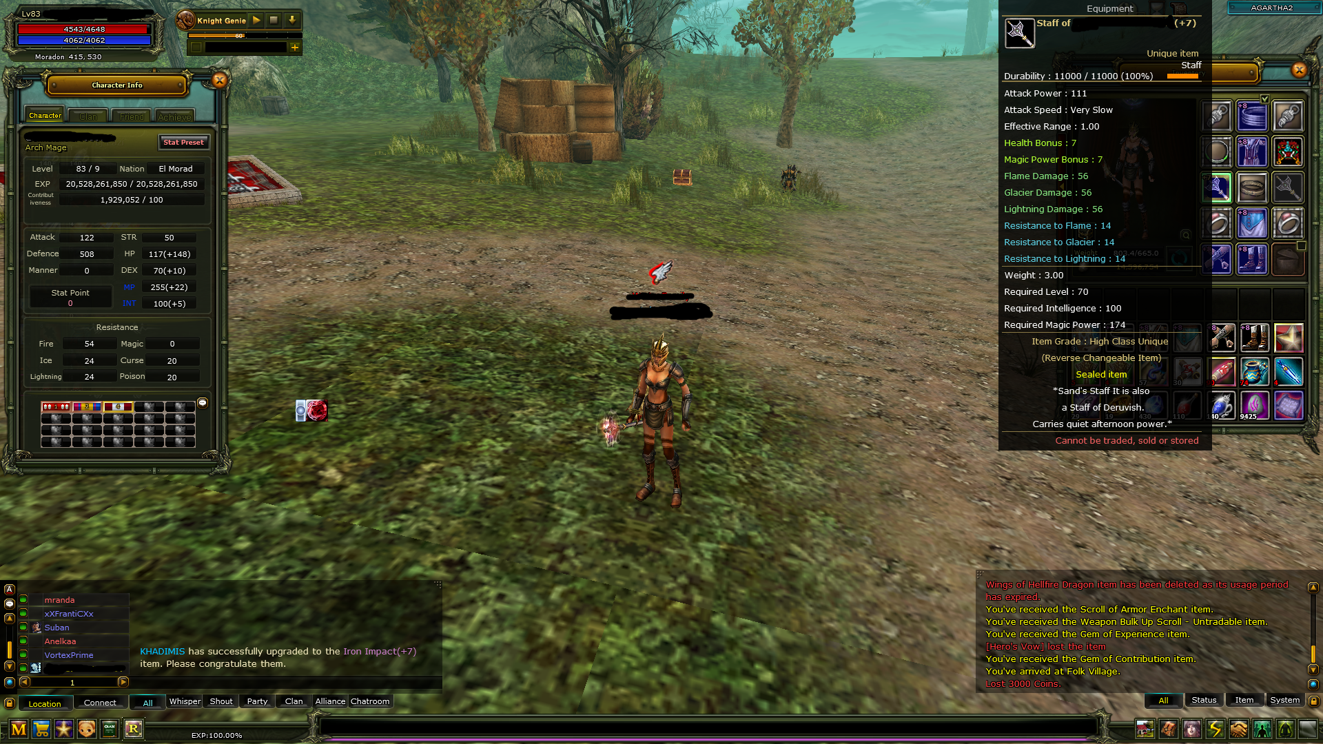 83/9 % 100, 100 DEF - 10 MP MAGE