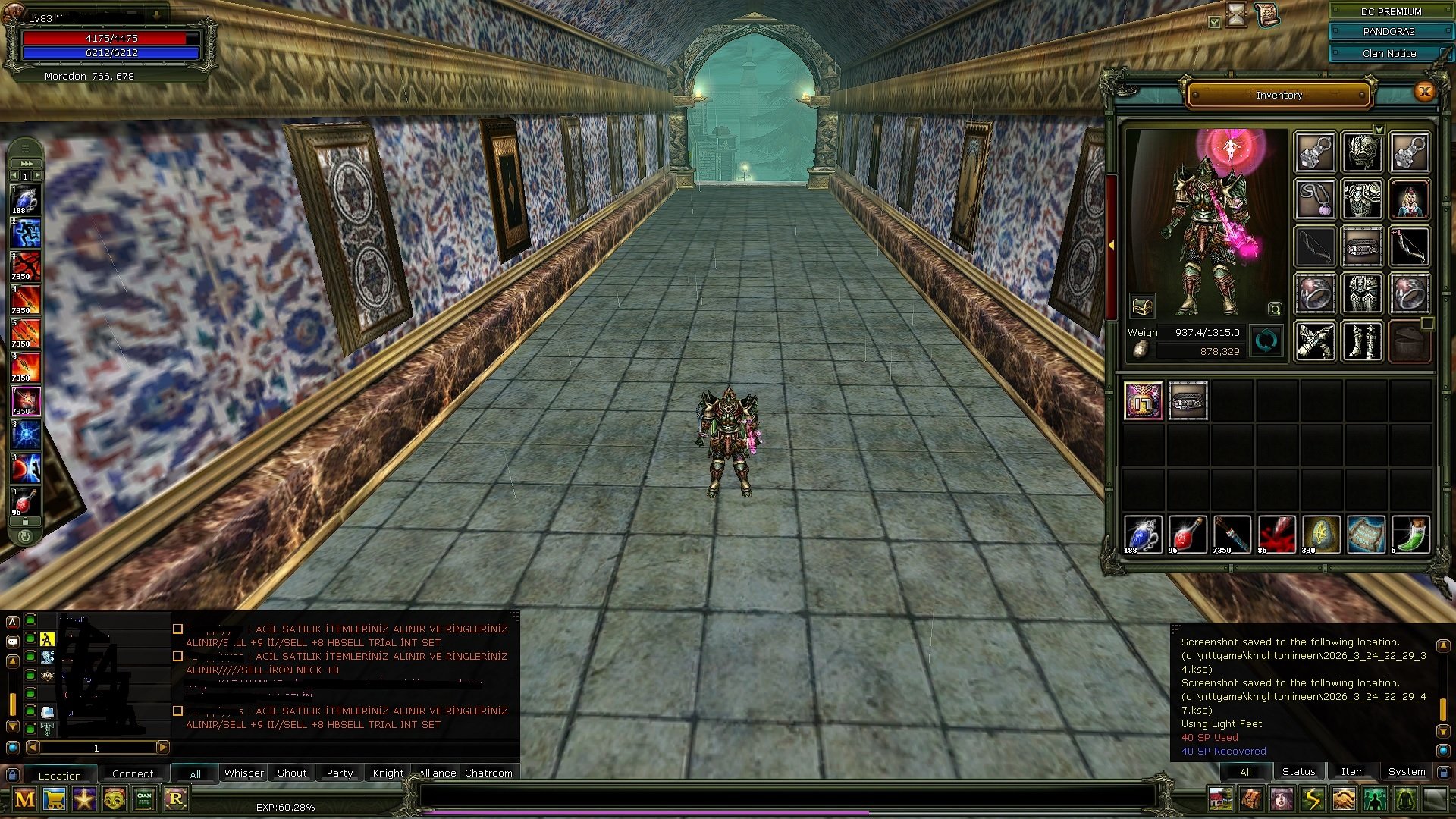 83/1 KARUS OKÇU SKİLLER AÇIK PANDORA