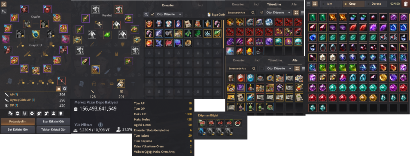 864 GS FULL X CLIENT HESAP PVP-PVE-LİFE HAZIR ÇAR