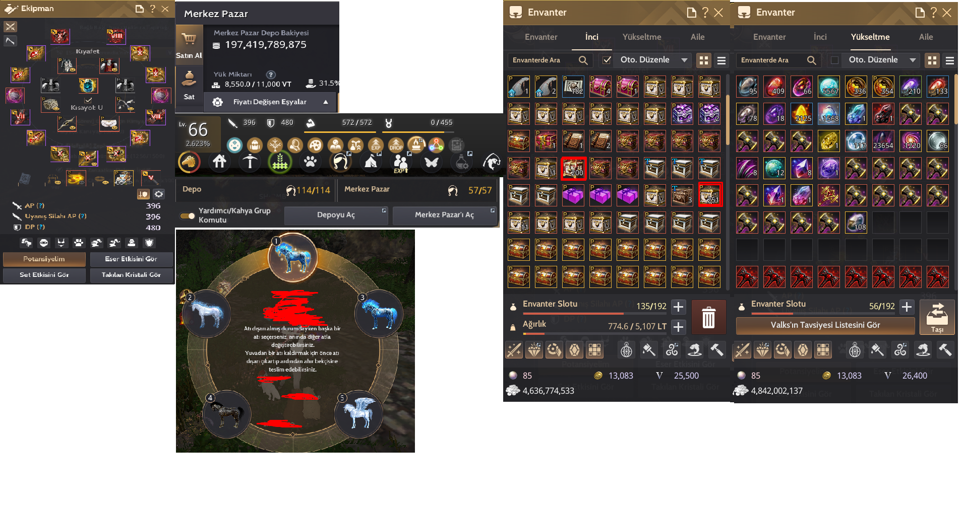 874 GS MENA FULL LİFE FULL PVP HESAP