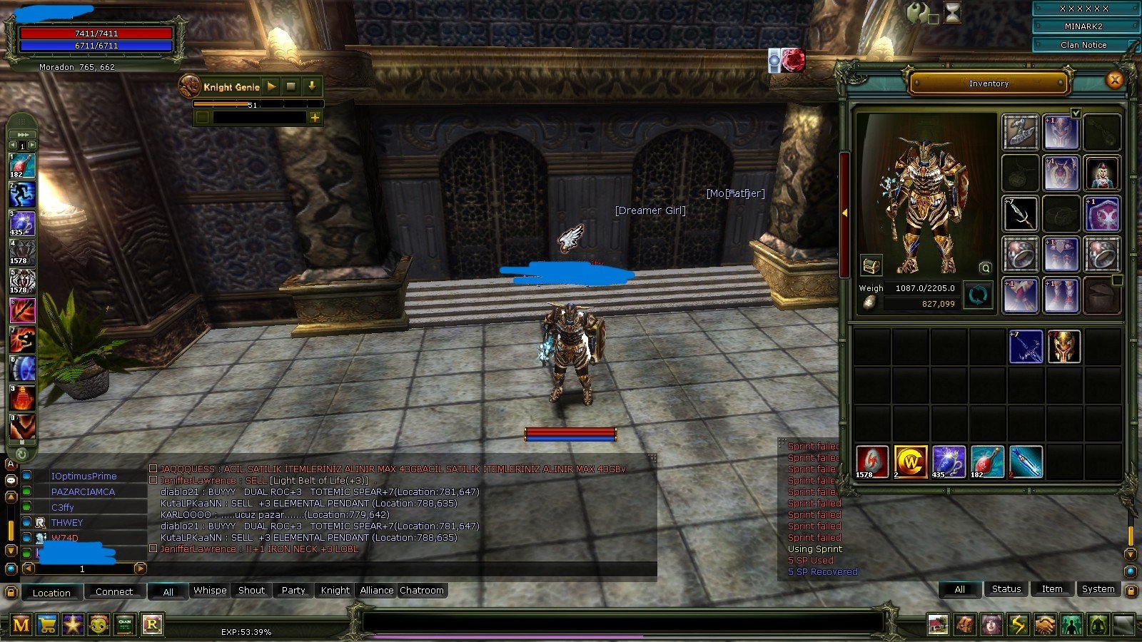 83/1 FULL 7 QUESTLİ KARUS WRRİOR