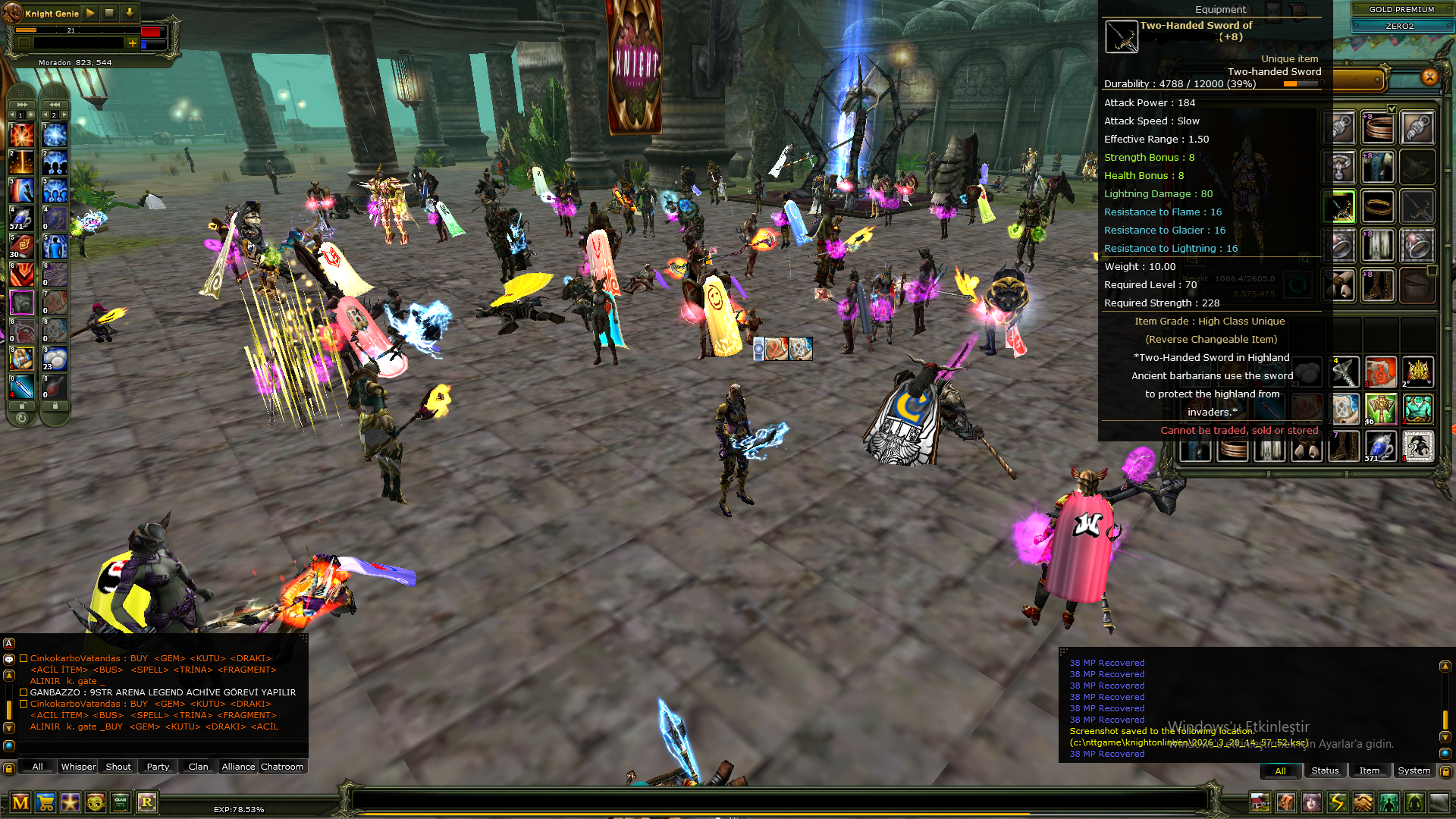 8 QUEST MS Lİ PREİST 77 lvl ..