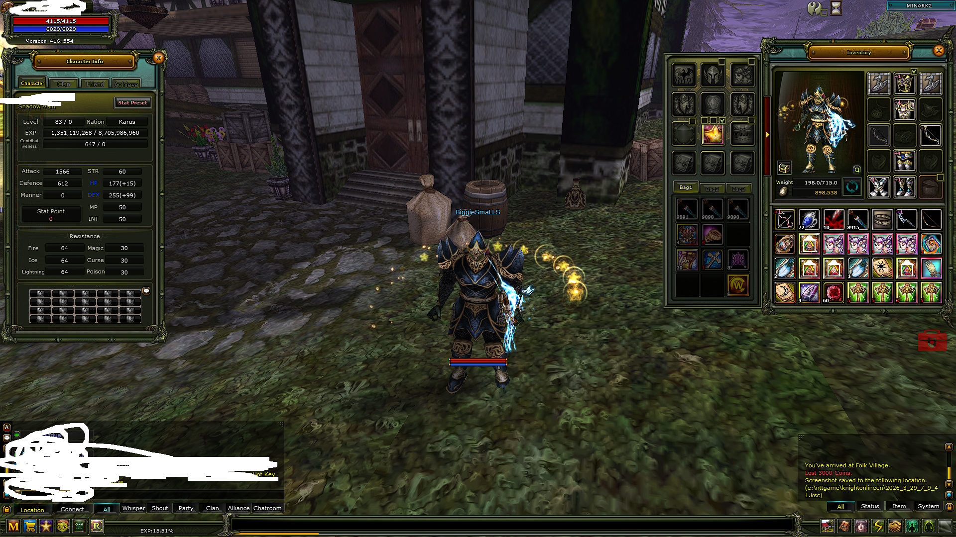 83/2 warior 82 lwl piri 80 lwl mage minarkta 83 lwl okçu ful set mitril 7 qest bow