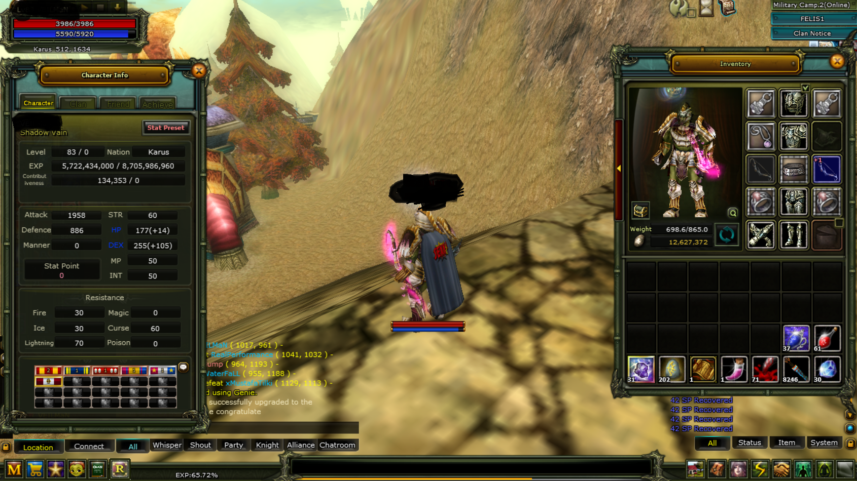 83 Level Karus Okçu PUSLU