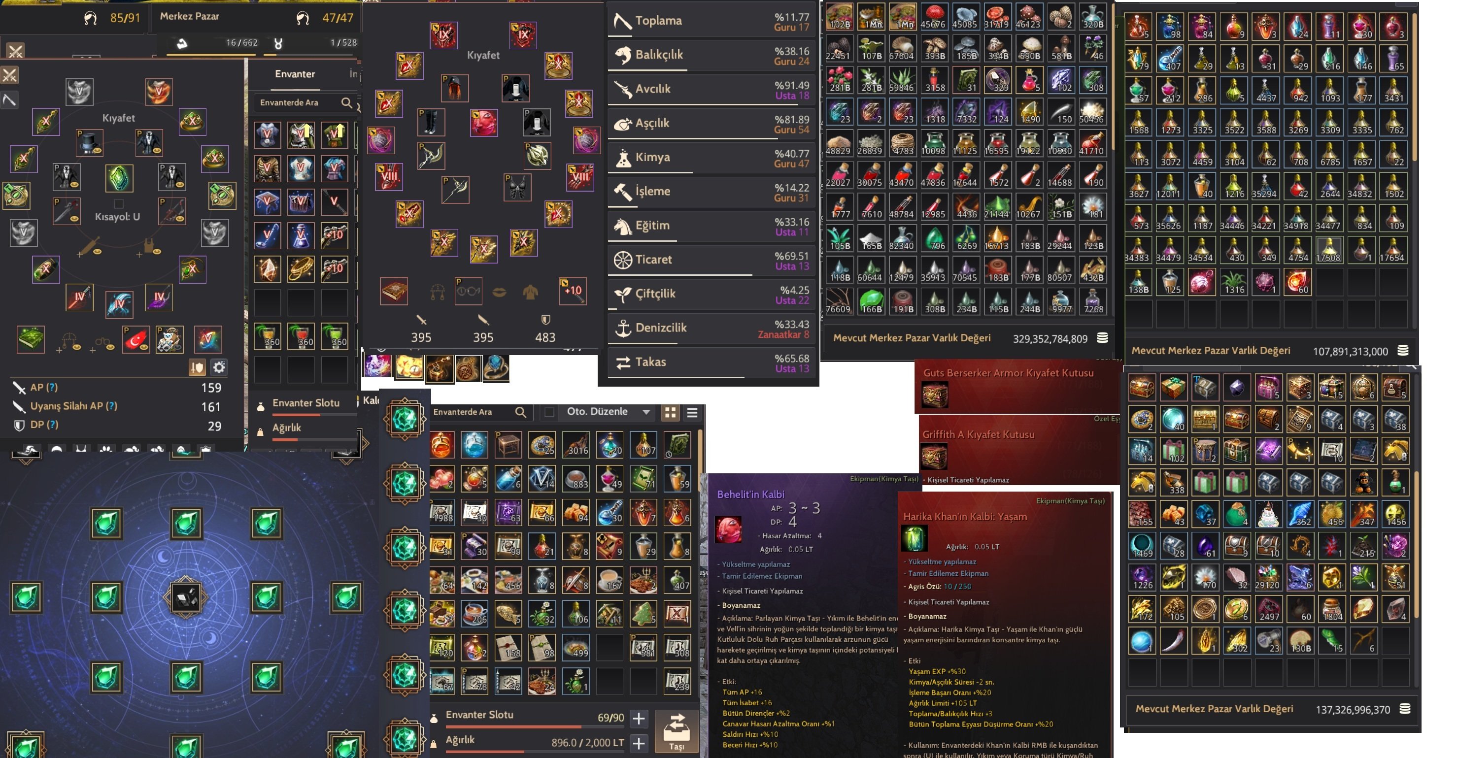 880 gs Parlayan Kimya Taşı Full Helak Hem Gear Hem Life Full Full Hesap