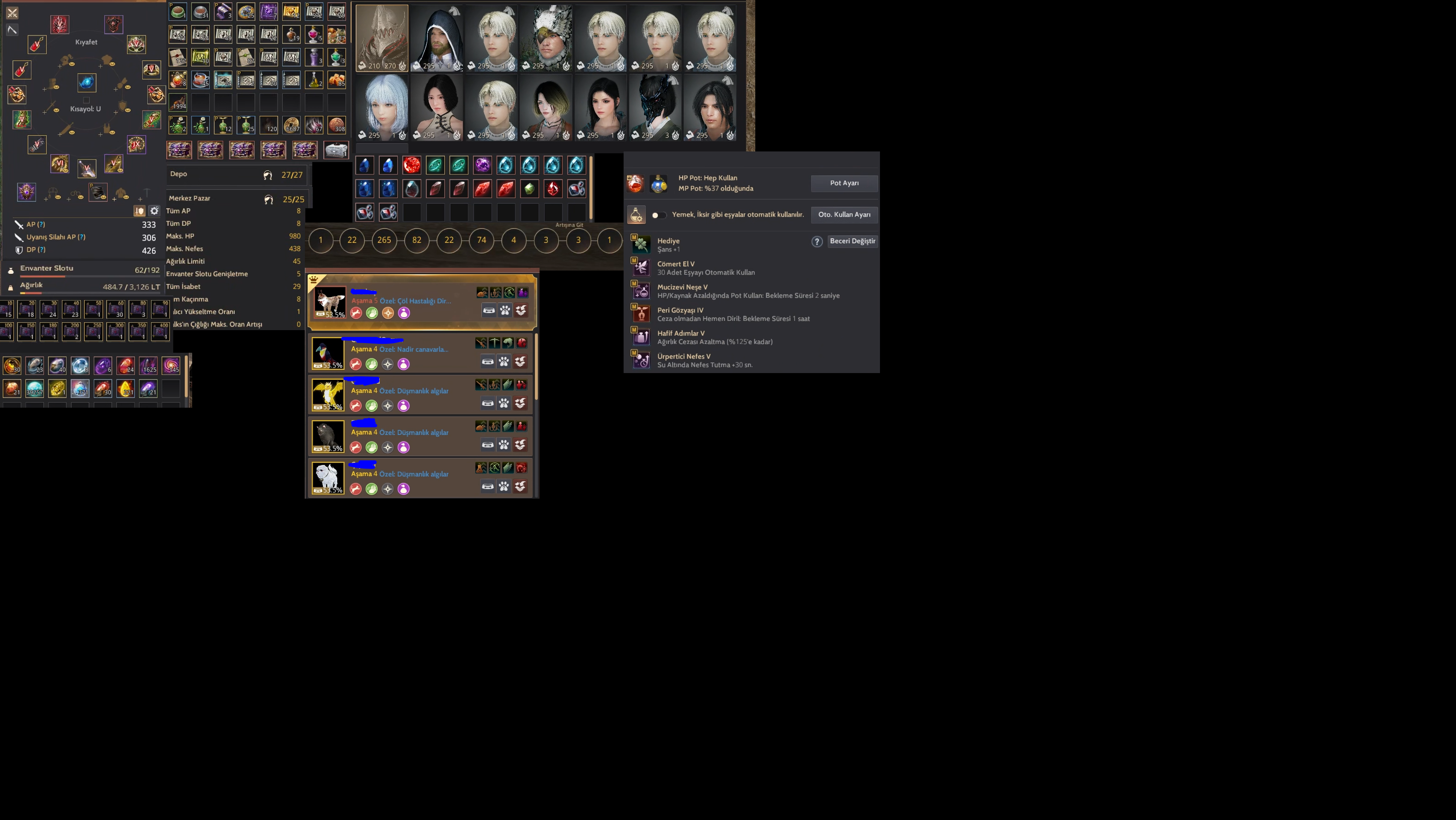 7 ÇEKİC 39K CRONLU FULL P2W GELISIM HESABI