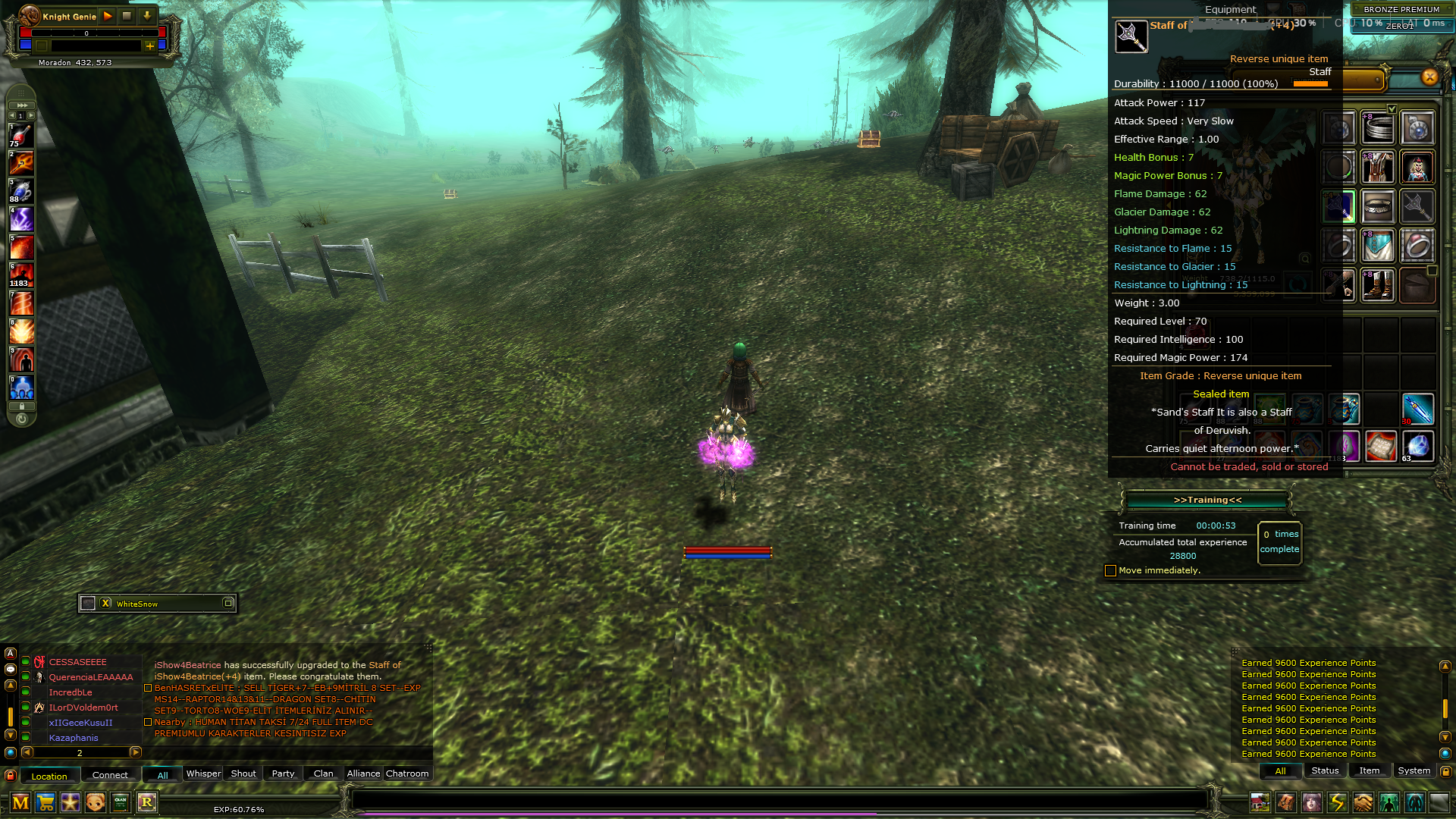 83/10 REB 4 QUEST STAFF 8M np HUMAN MAGE