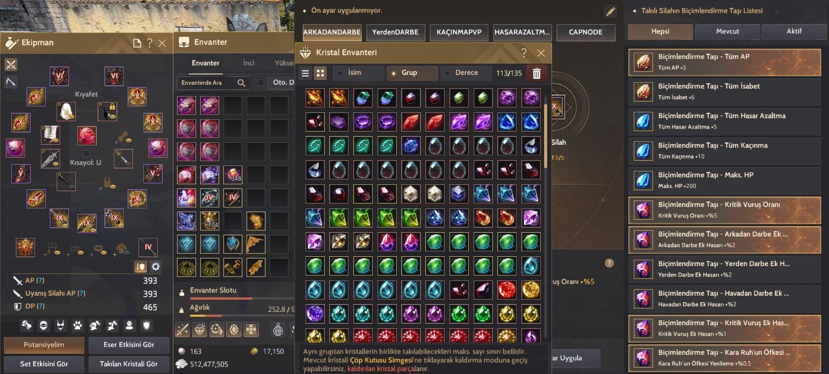 393-465 AP-AAP Voltarion Endgame Hesap