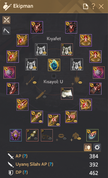 FULL X TAKI IX SİLAHLI 392 AP 462 DP