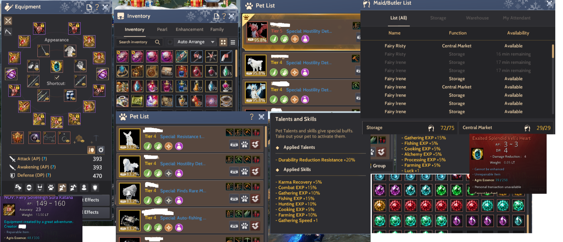 Client 861GS BOL P2W'li Bankaları Dolu Life Gearlı Hesap