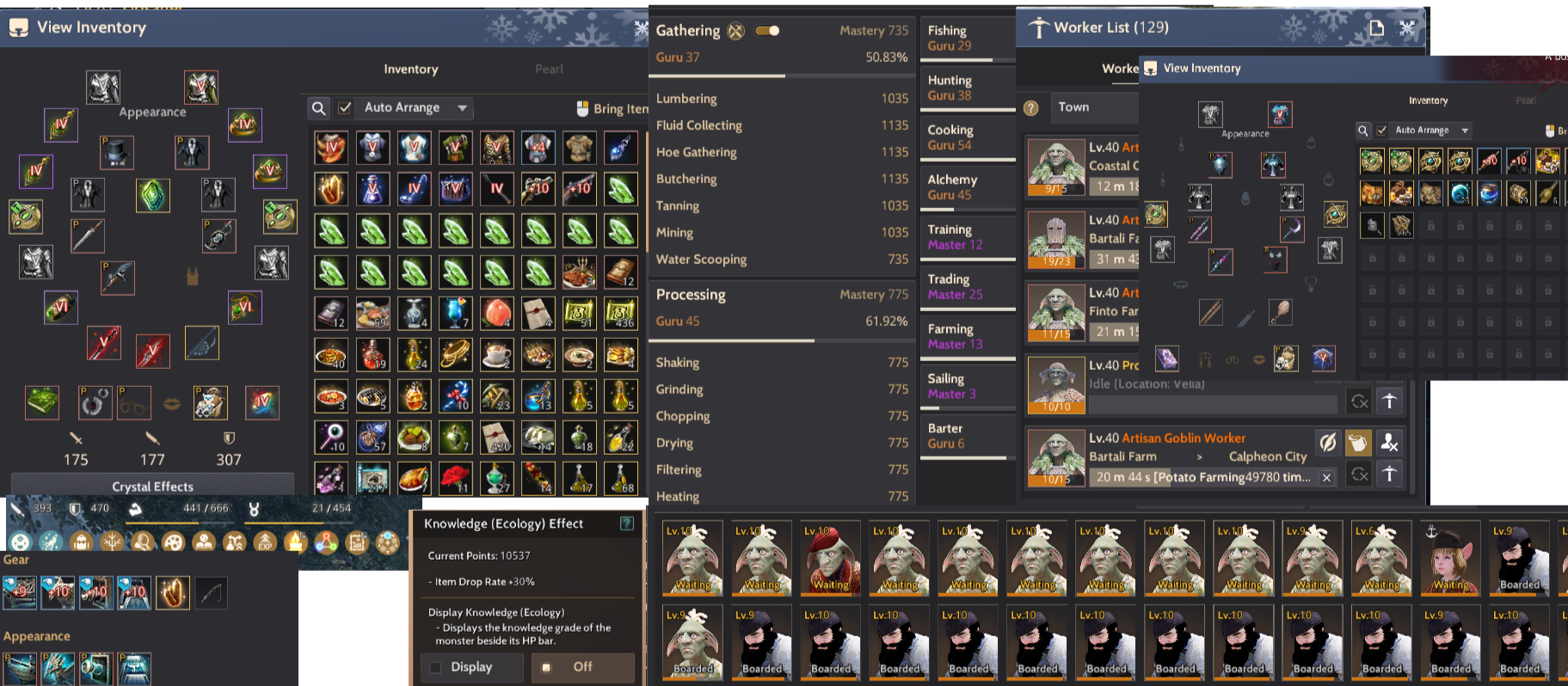 Client 861GS BOL P2W'li Bankaları Dolu Life Gearlı Hesap