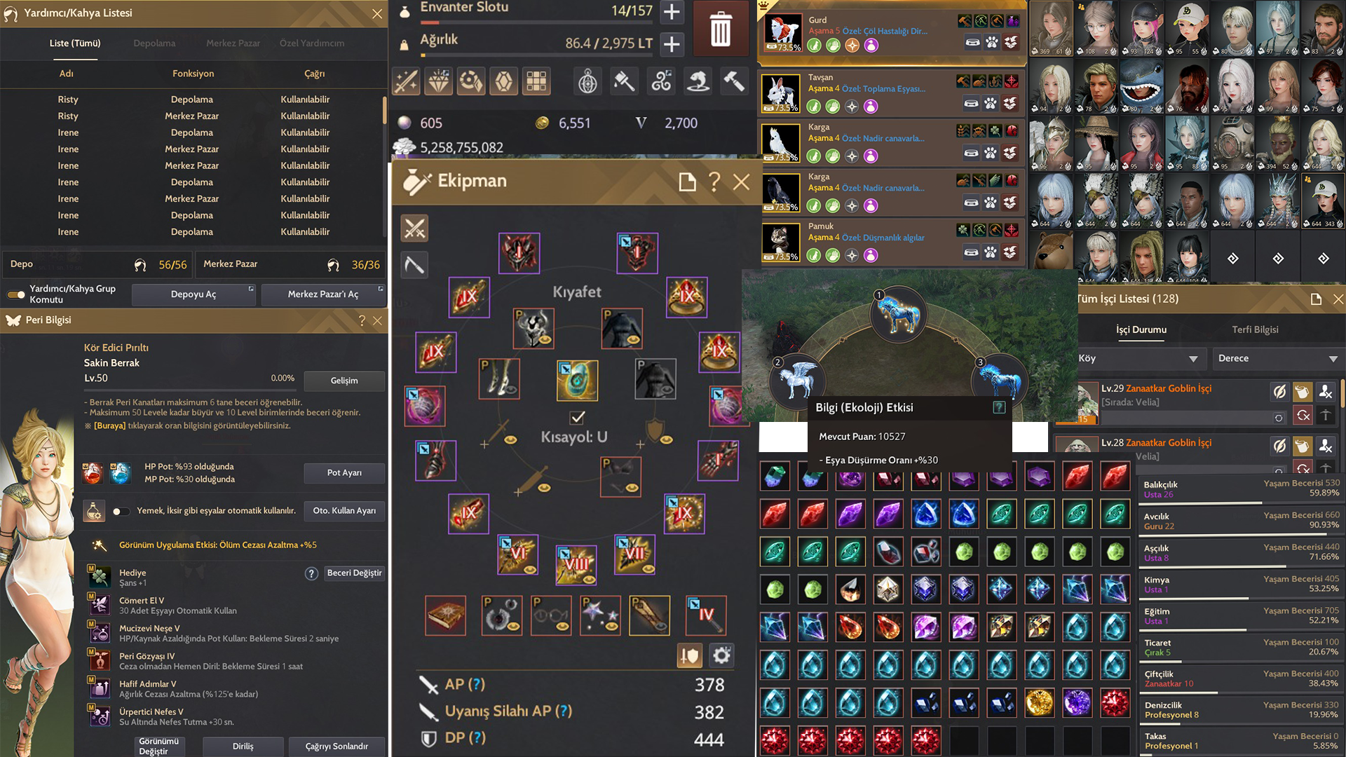 382 AP 444 DP END GAME YAKIN HESAP MİSS GİBİ FULL EMEK EKO FULL