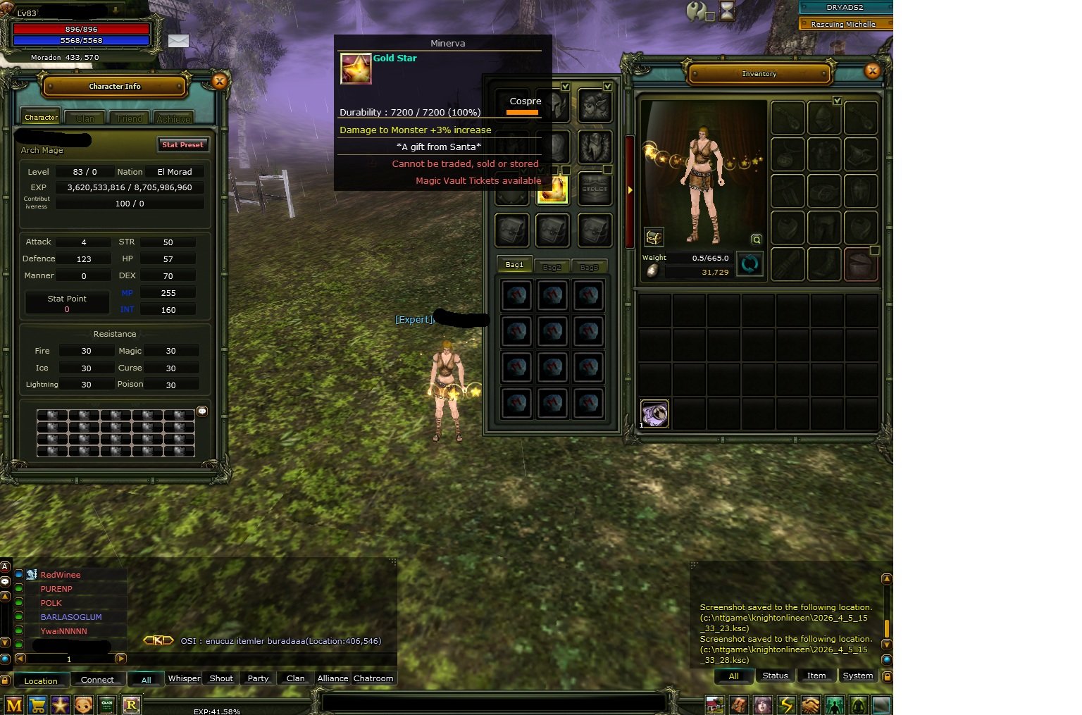 83 % 41 human mage - golden star - 40 def