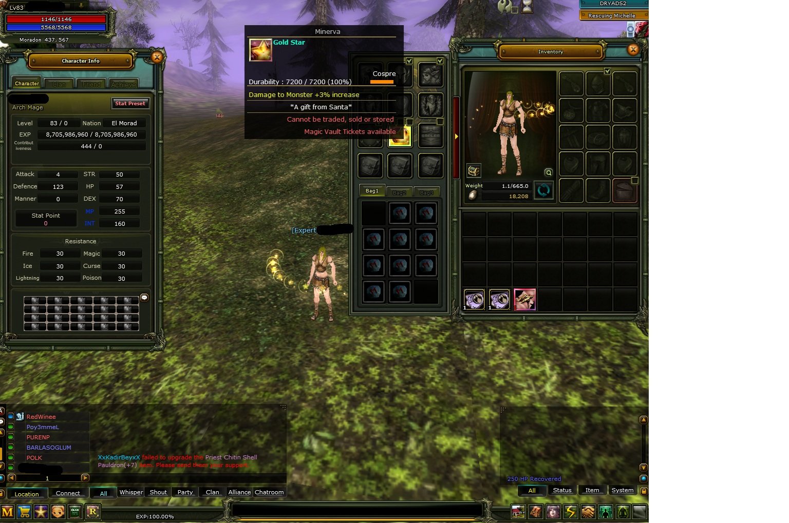 83 % 100 human mage -golden star mevcut