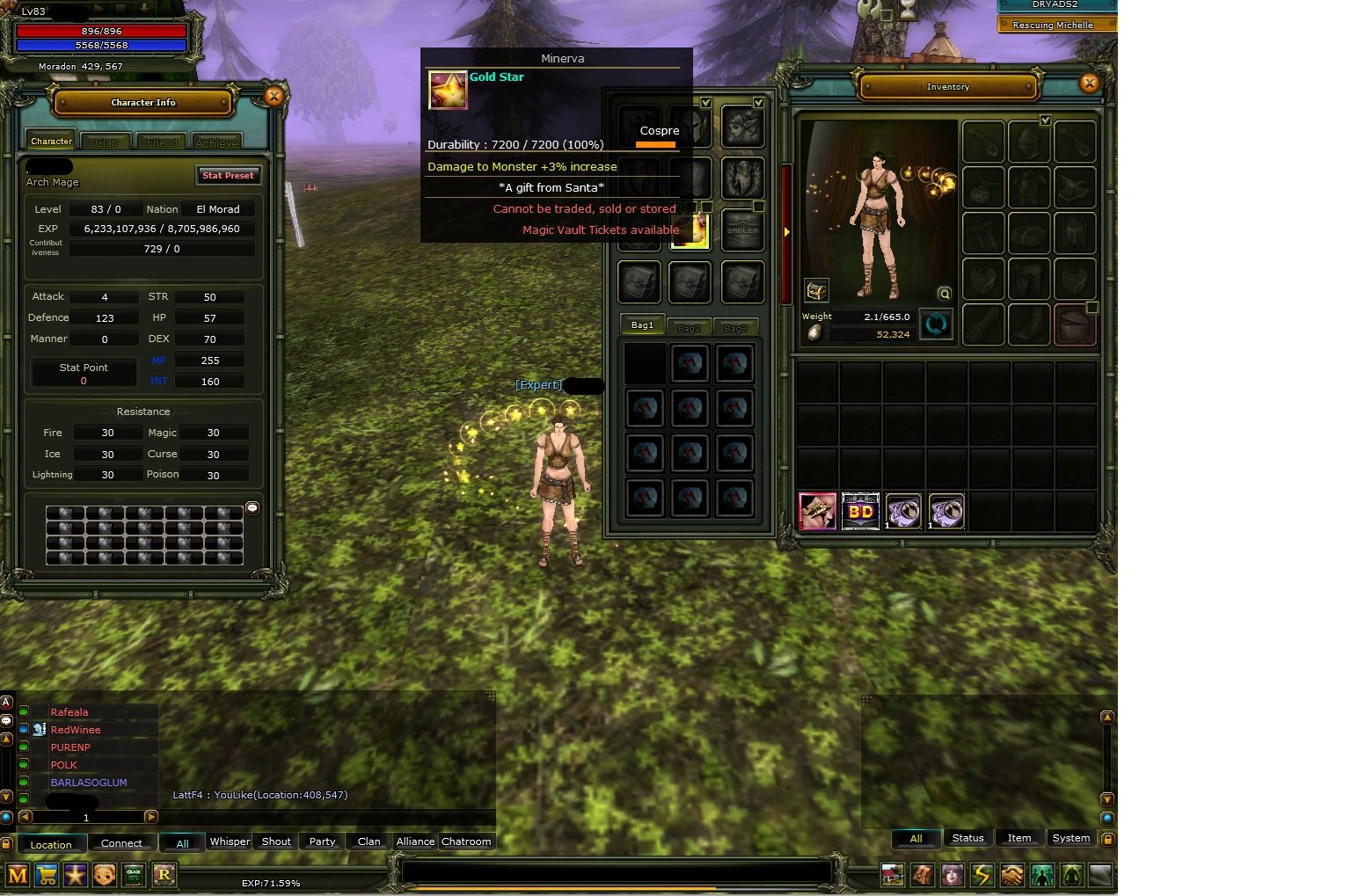 83 % 71 human mage - golden star mevcut - 40 def acık