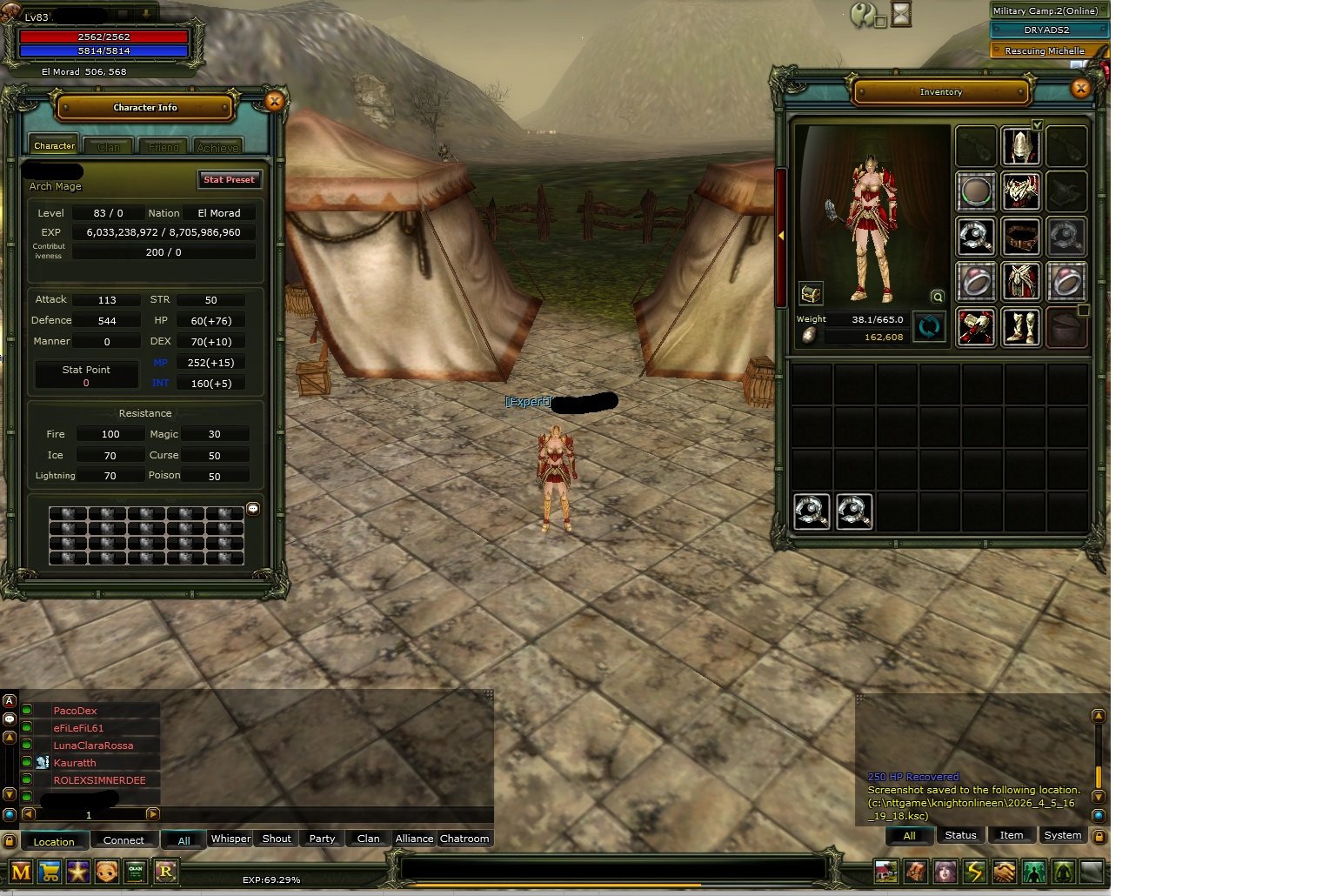 83 % 69 human mage - 40 def -