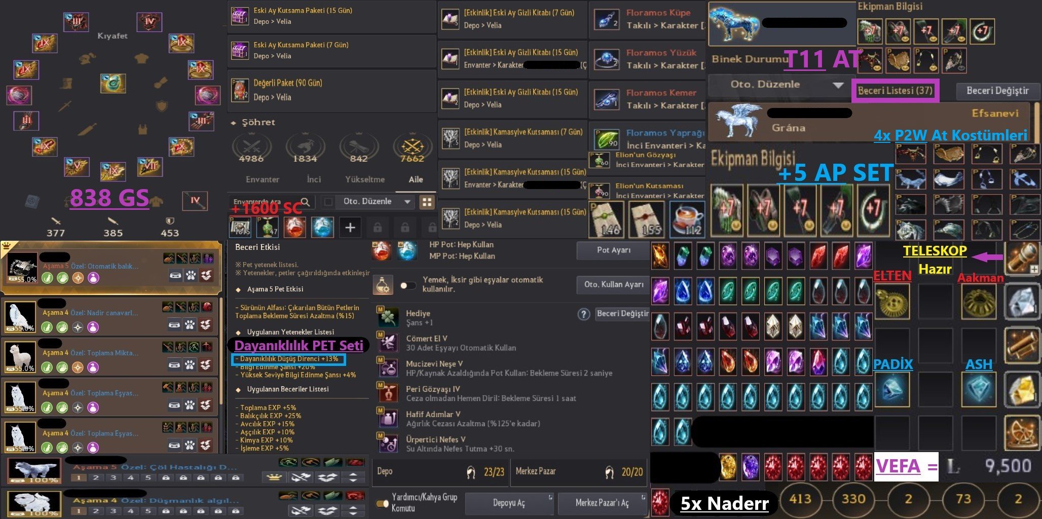 838GS - 4xEDANA ZIRH - ANONİM