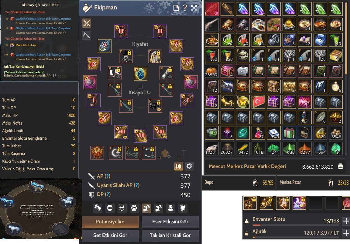 64LVL 827GS MENA CLIENT UYGUNA FULL P2W HESAP