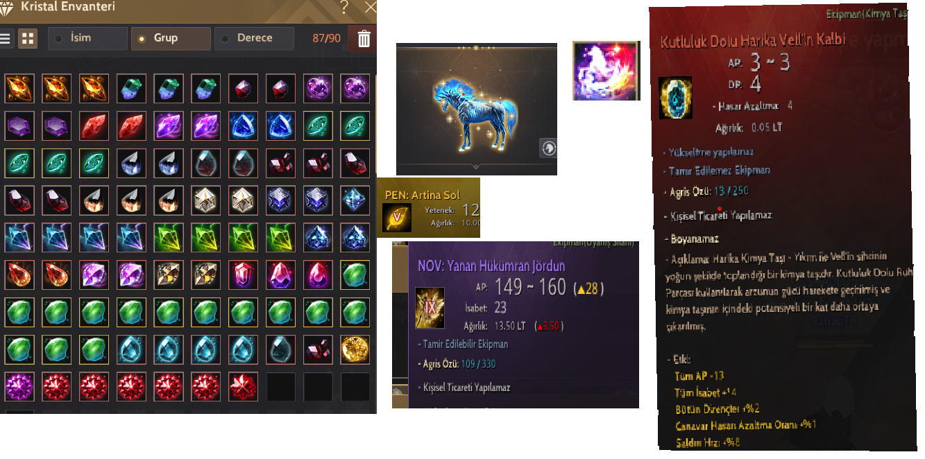 392 ap 464 dp Hazineli dolu Hesap