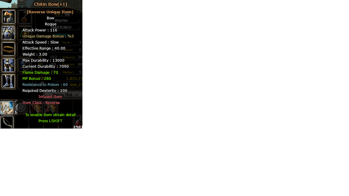 CHİTİN BOW 7 SATILIK >> SELL CB 7