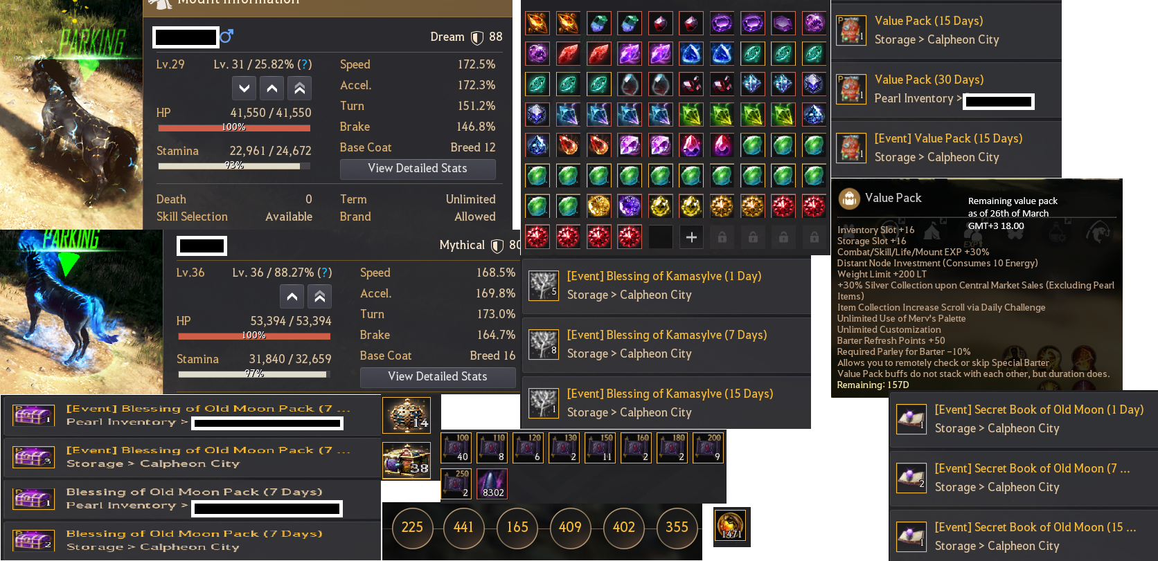 394AP/464DP 858GS Endgame Hesap. Splendid Vell, DEC Sovereign