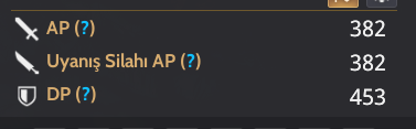 382 AP 450 DP hesap alıcısına şimdiden hayırlı olsun açıklamayı oku