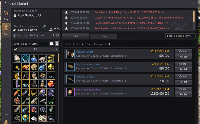 65 LVL 800 GS 250gün değerli paket 60b cash para 900 loot sc eu client