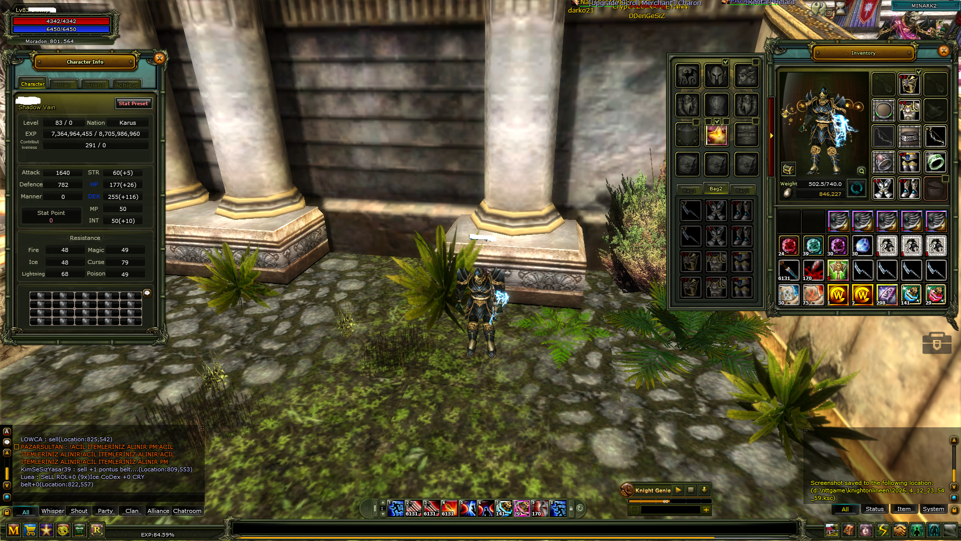 83 LVL OKÇU VE 83 LVL PRİEST AÇIKLAMA VE GÖRSELLERDE HERŞEY GÖRÜNÜYOR!!!