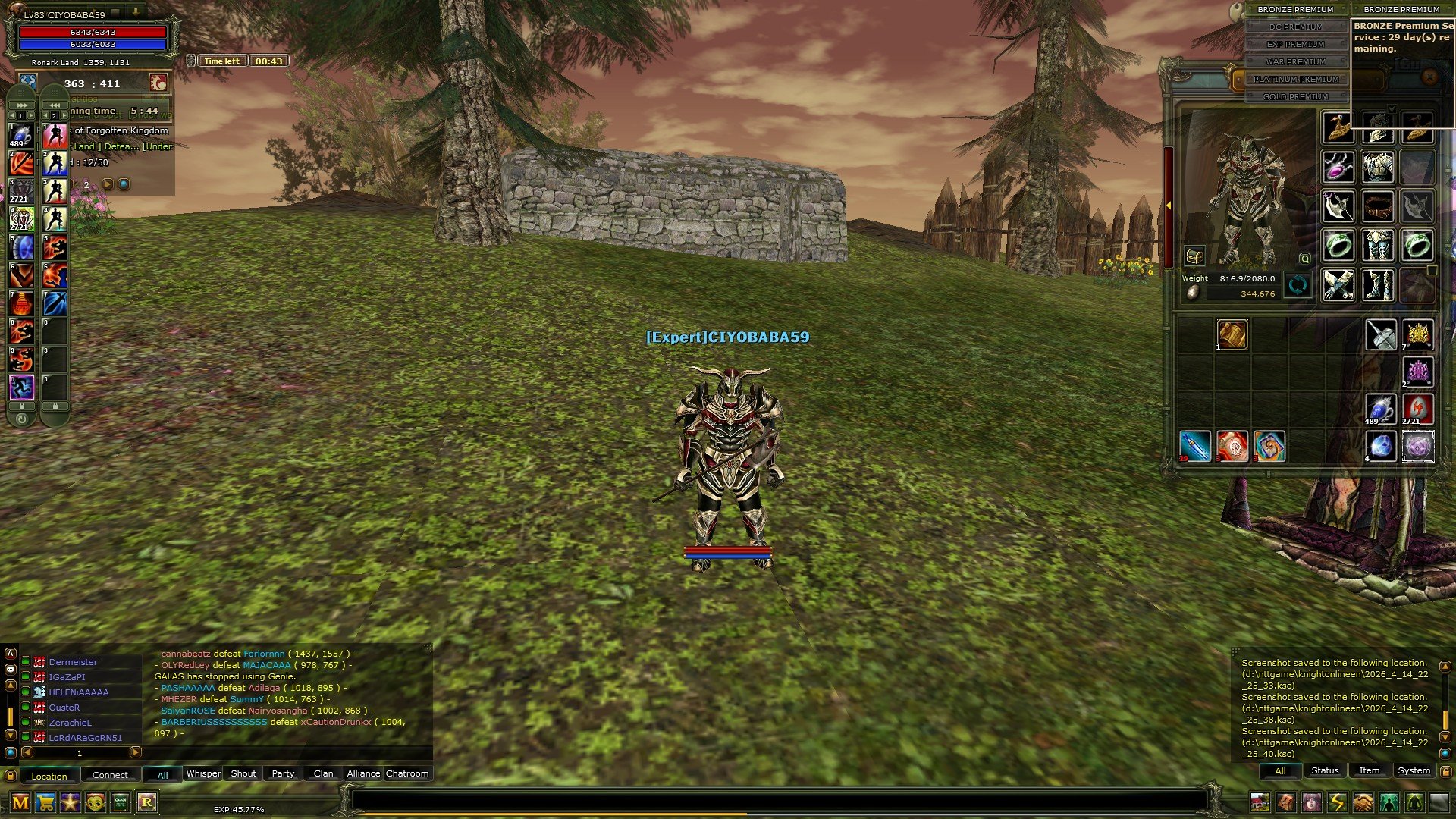 83 WARİOR BRONZE PRELİ GLAVE 7 GÖREV İTEMLERİ VARDIR