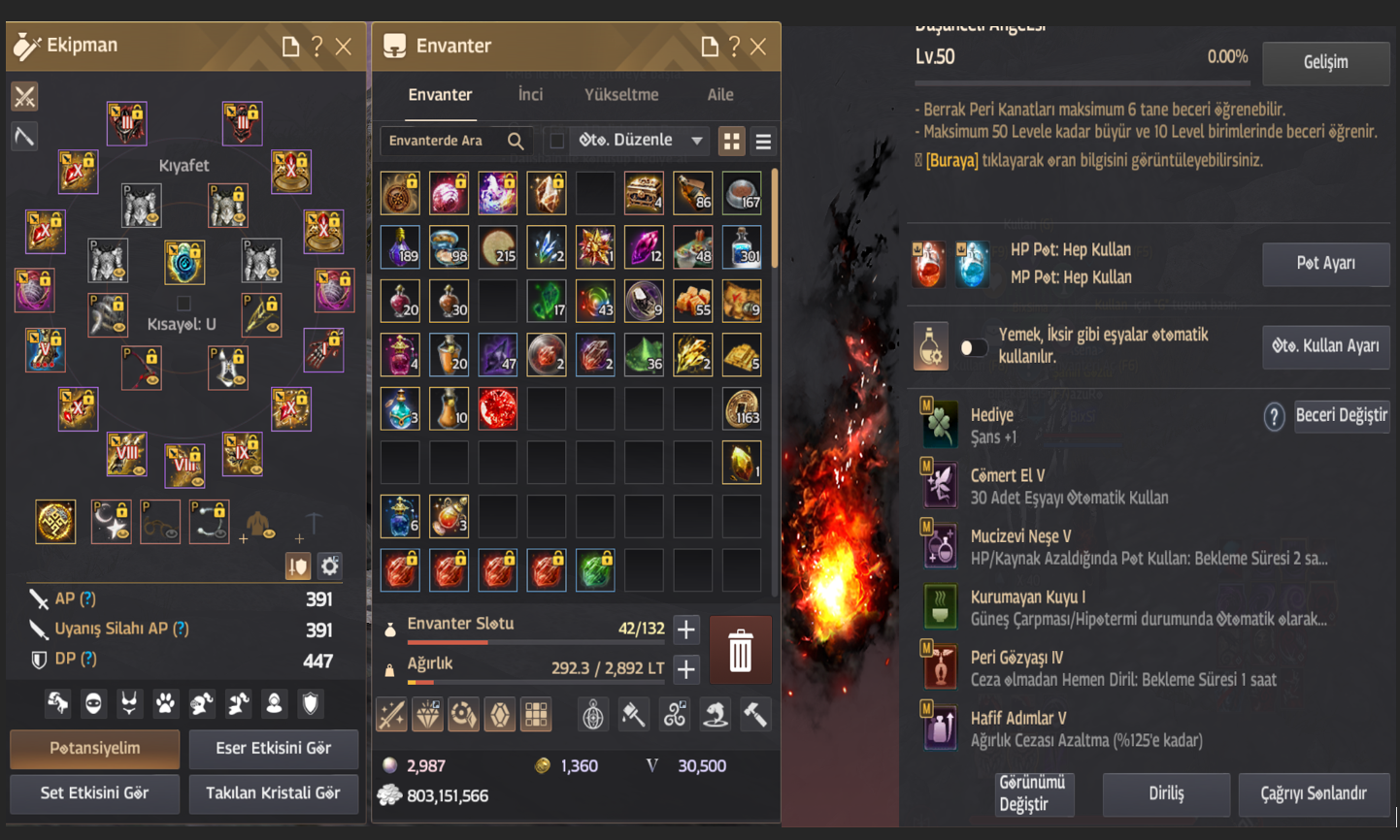 391AP 447DP/ Pusulalı/Teleskop son parçası kaldı/ Crimson Desert hediyeli