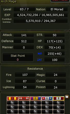 83/7 Human Mage 8 Quest Staf 5 Pole 5,6M NP