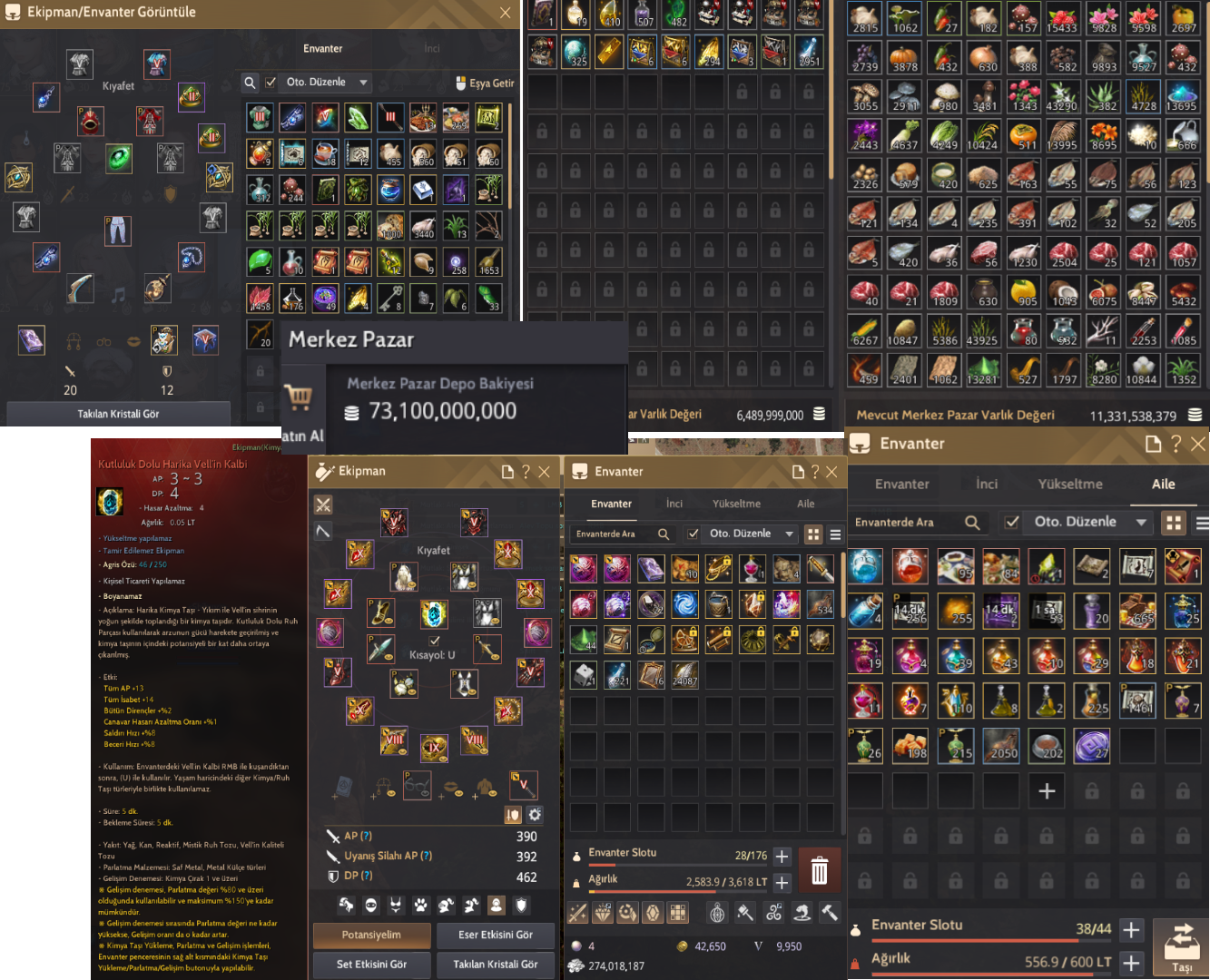 392AP 462DP KELEPİR 85B Nakit