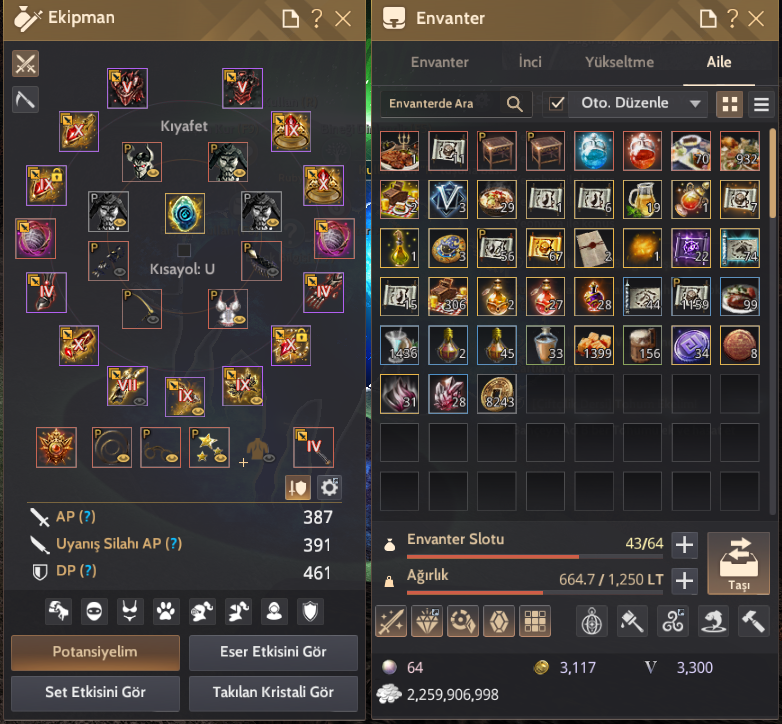 391 AP 461 DP SAHİRE 2X (IX)