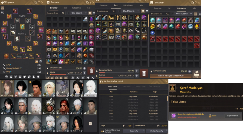 3x DEC SİLAH - FULL DEC TAKI 858 GS 3x HAZİNE (TÜCCAR - HARİTA - TELESKOP) MAİLİYLE DEVİR.