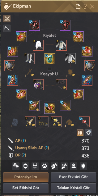 CLIENT HESAP 373AP 436DP EDENİA ZIRH