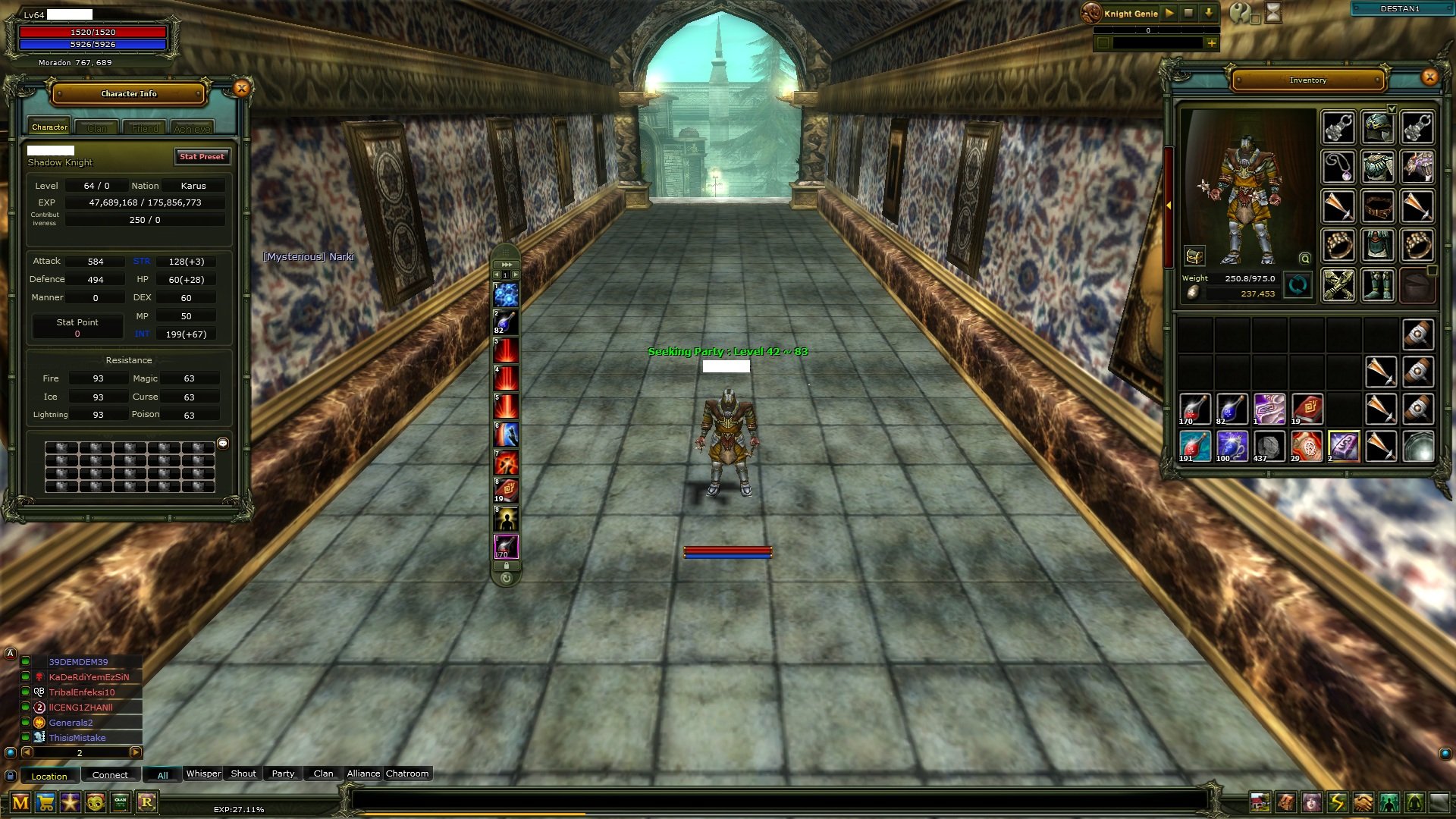 DESTAN 64 LVL KARUS PRİEST TRADE AÇIKTIR.