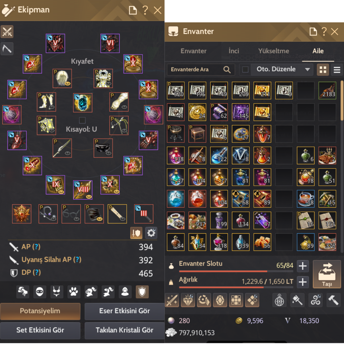 857 GS / PVP-PVE-LİFE / FULL P2W / HIZLI TESLİMAT